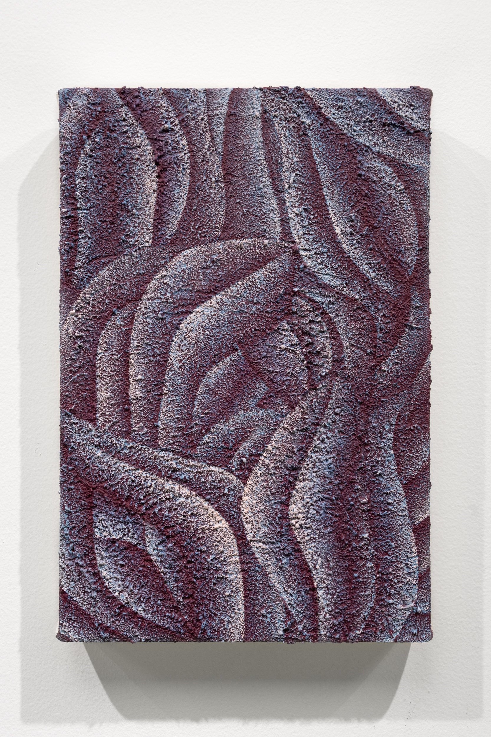 Corydon Cowansage
Drift (Burgundy and Blue), 2026
acrylic on canvas
12 x 8”
