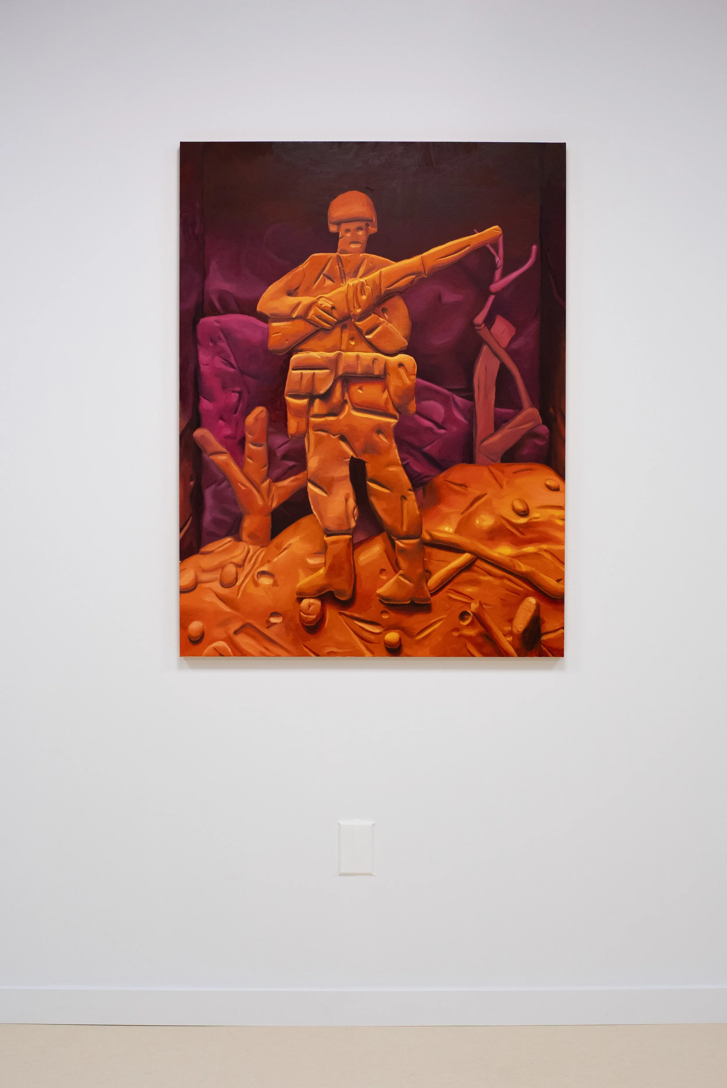 Erik Daniel White
Lone Soldier, 2025
Oil on linen
48 x 36 in
photo credit: @mollie_mckinley