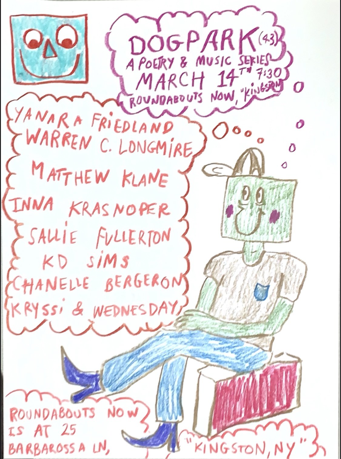 Dog Park (43): A Poetry & Music Series