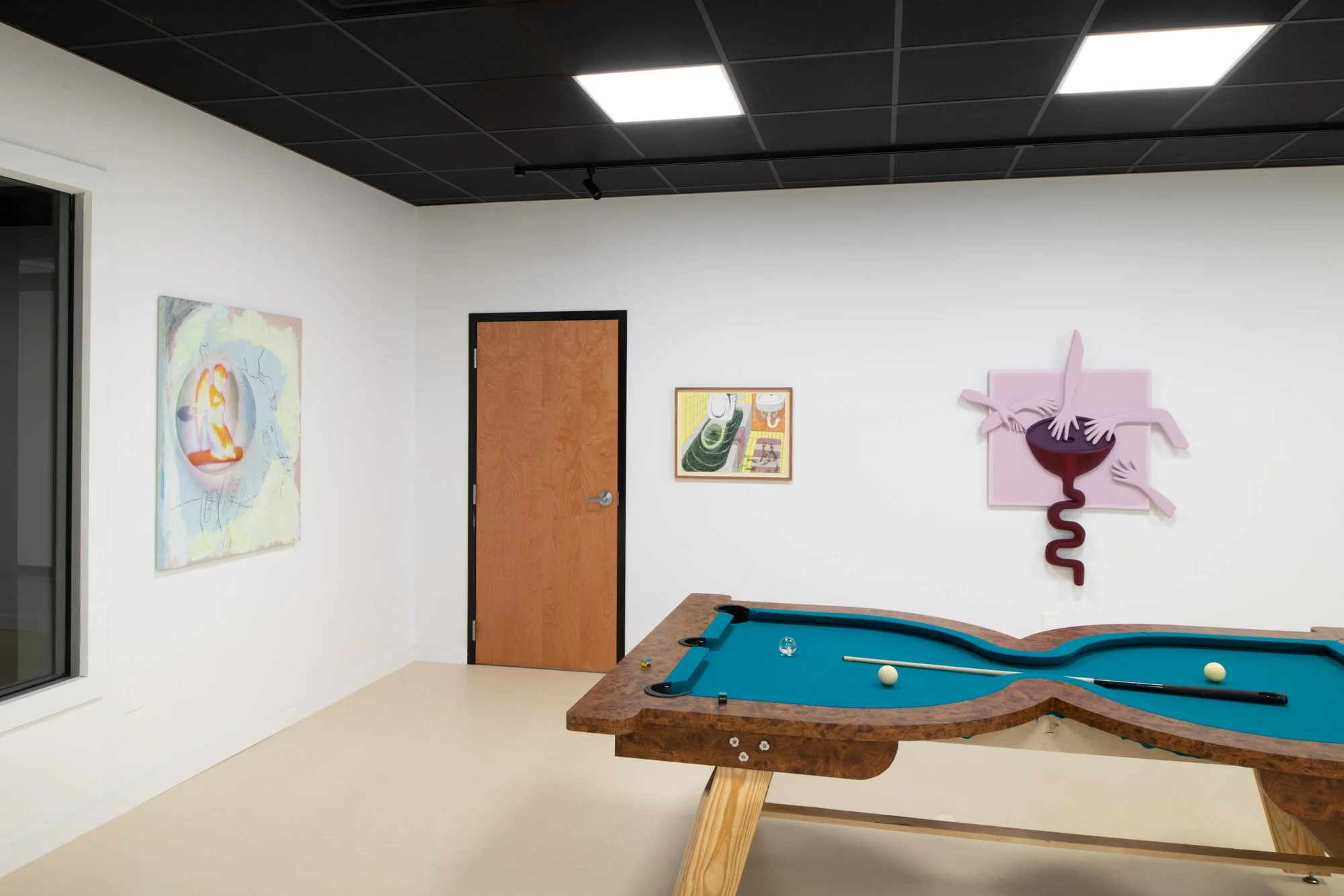 Installation view of Angry Water, Pretty Funny
