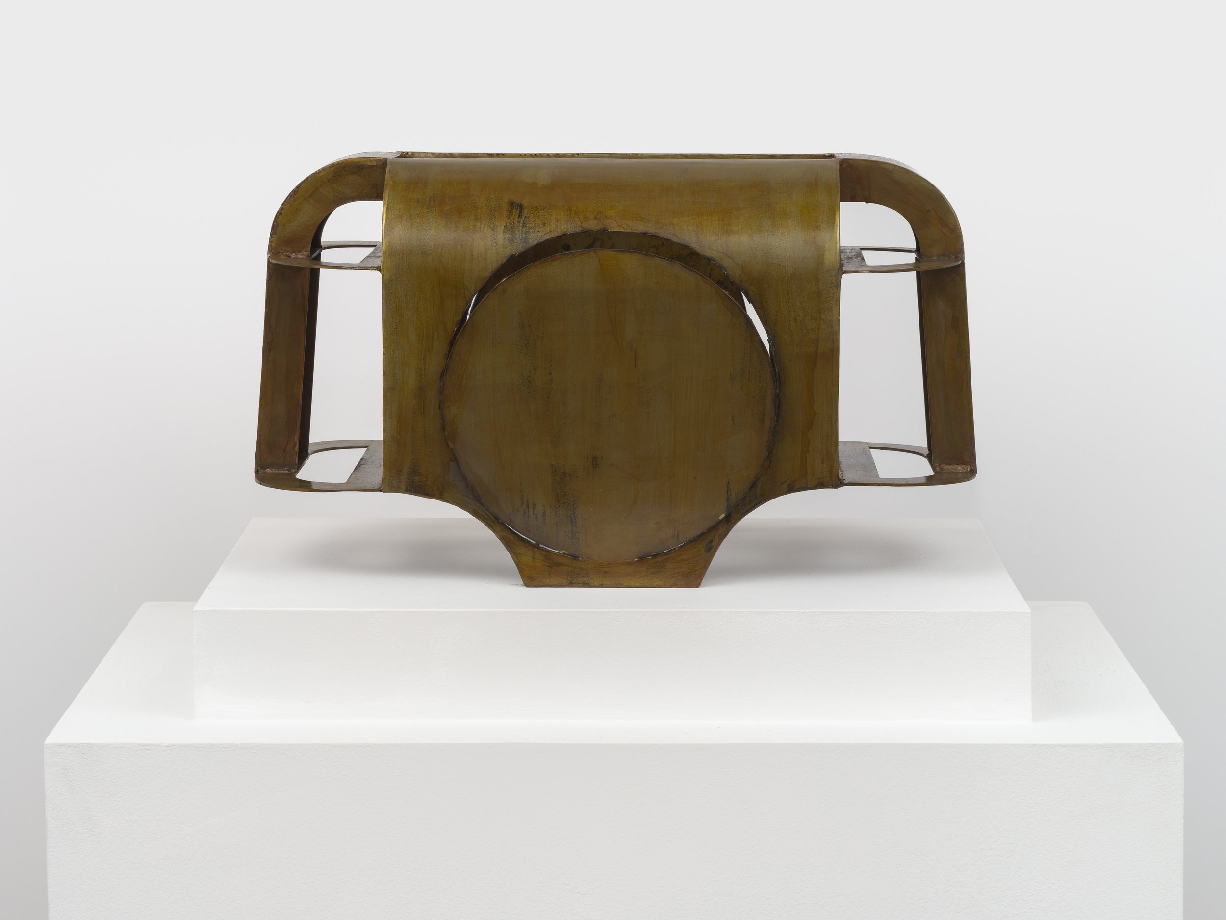 Nicholas Sullivan                                              Forever, 2026                                                     Steel, Solvent Paint                                               26 1/2 x 16 x 18"