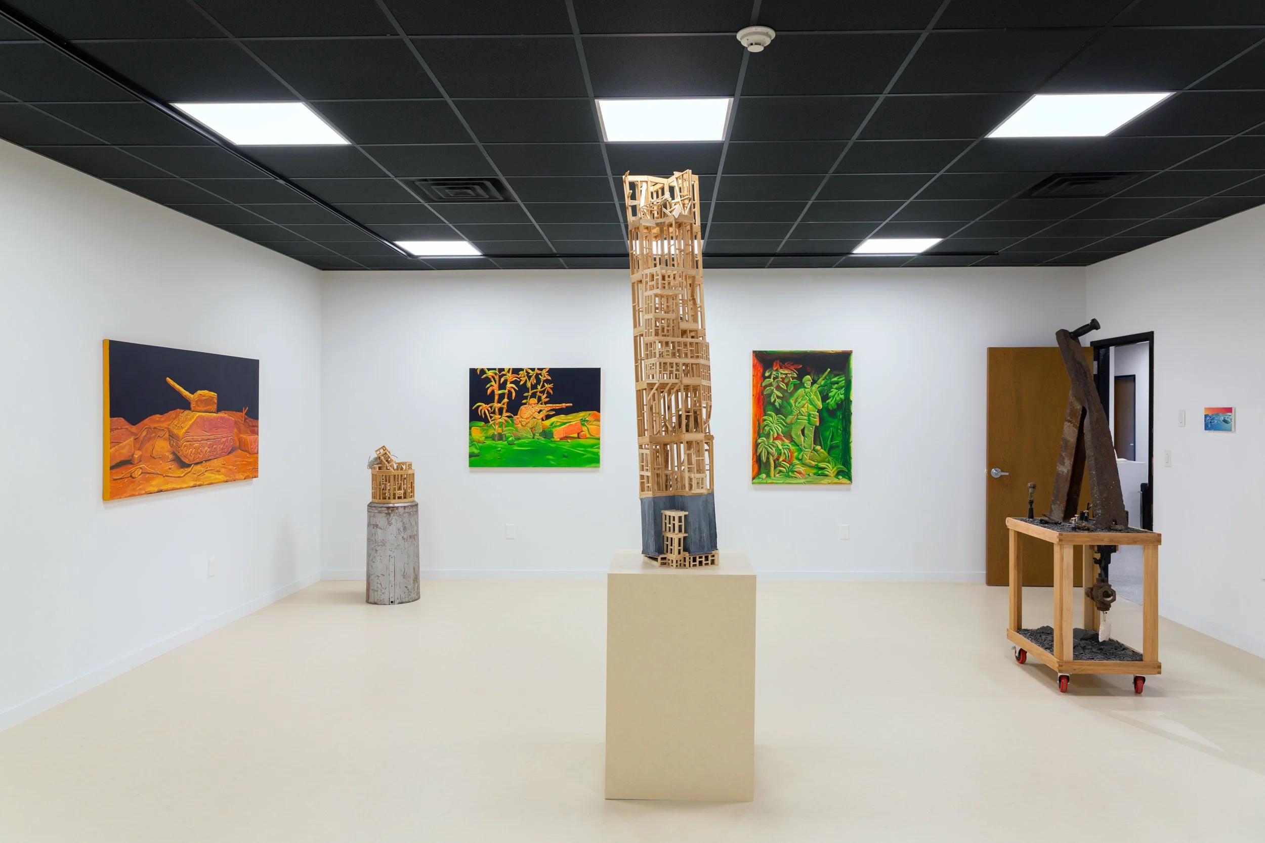 Installation view of Levels of Hardness: AJ Liberto & Erik White
photo credit: @mollie_mckinley