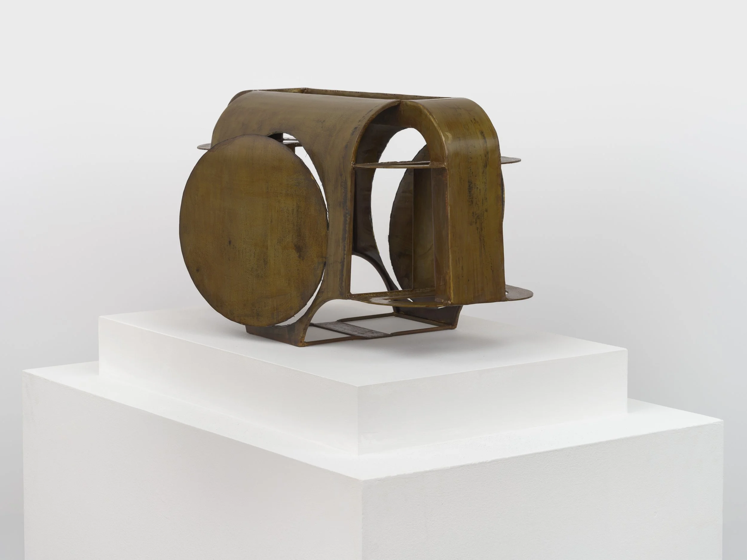 Nicholas Sullivan                                              Forever, 2026                                                     Steel, Solvent Paint                                               26 1/2 x 16 x 18"