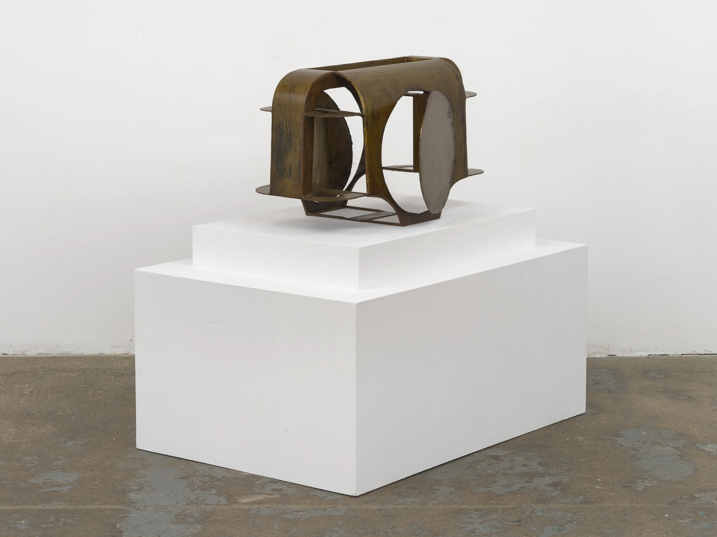 Nicholas Sullivan                                              Forever, 2026                                                     Steel, Solvent Paint                                               26 1/2 x 16 x 18"