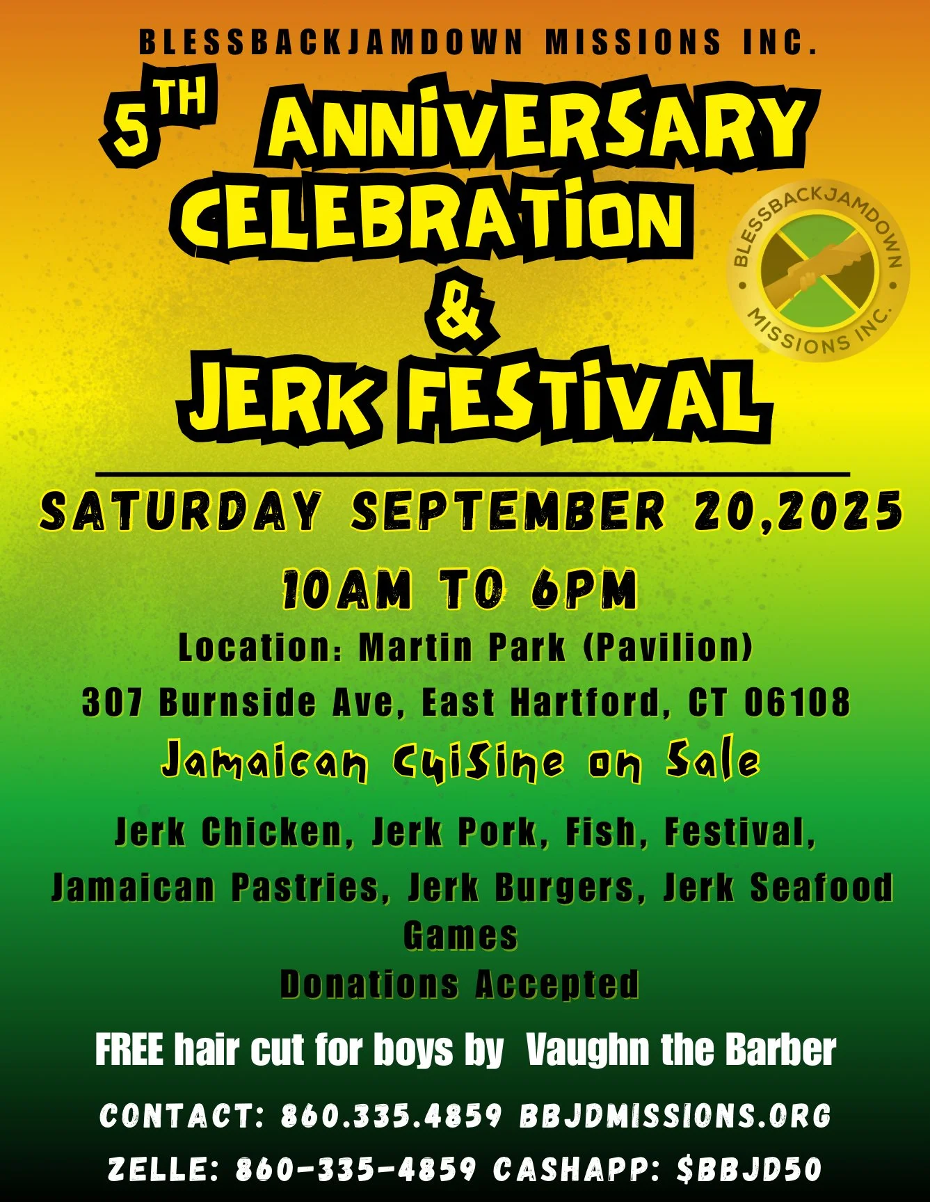 5th Anniversary Celebration & Jerk Fest 2025
