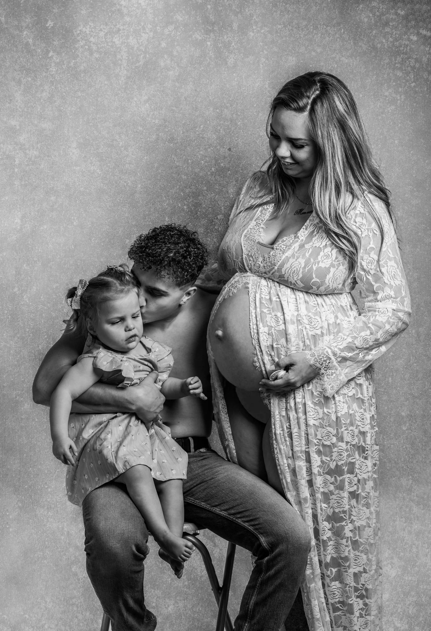 séance famille photo N&B