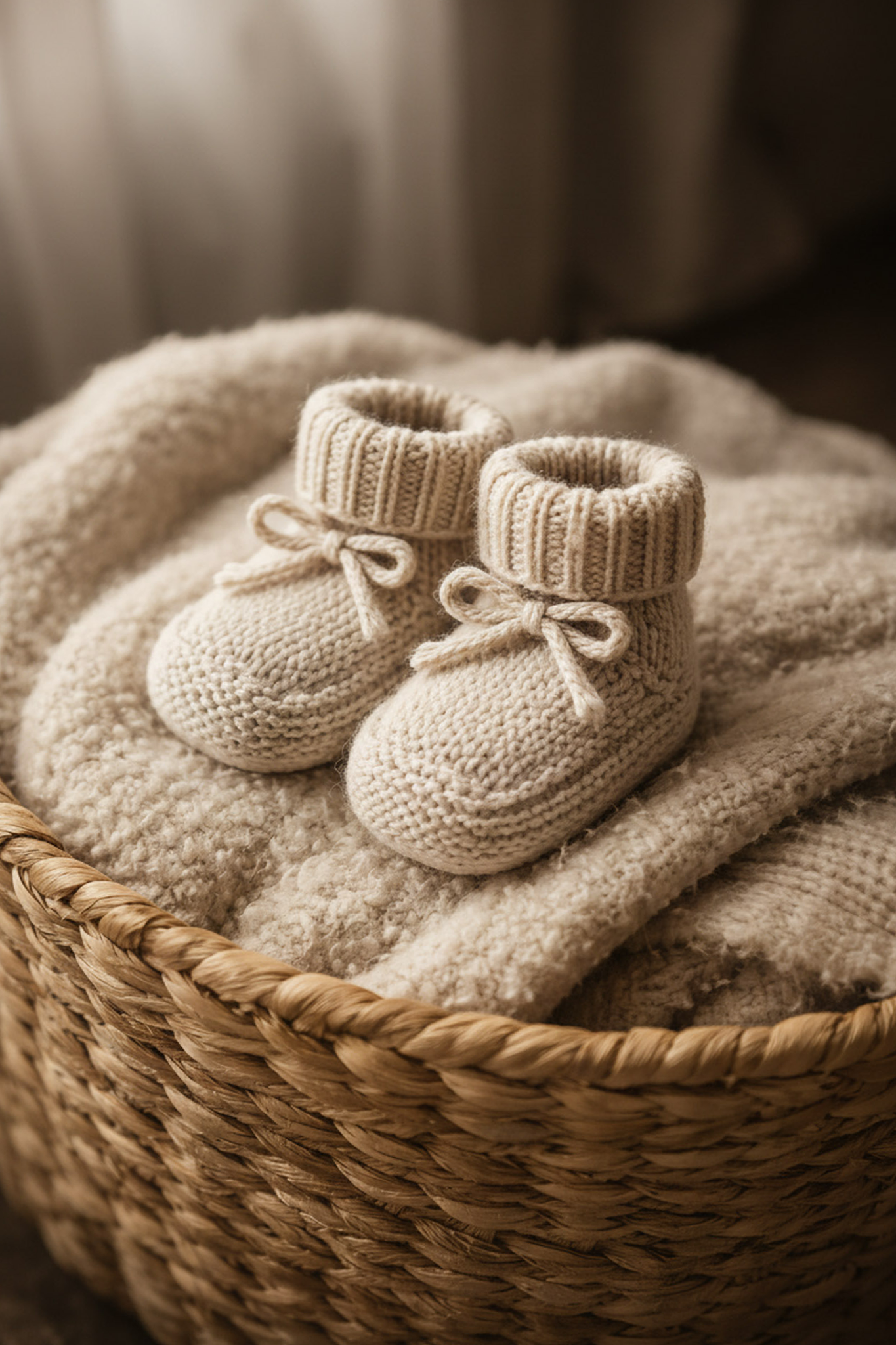 chaussons bébé couleur
