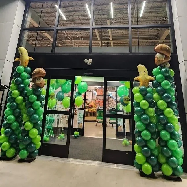 balloon columns balloon towers