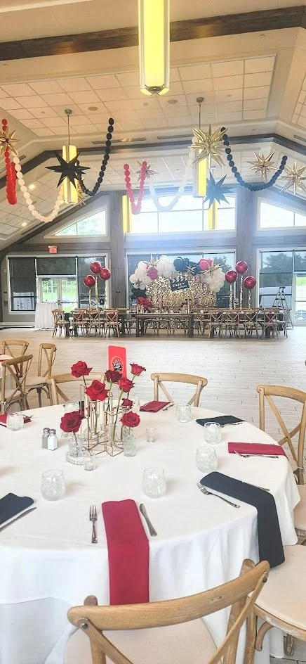 event decor backdrop, entrance, ceiling, centerpieces