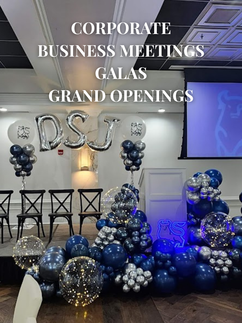 Corporate and Business Events, Gala, Fundraiser, Grand Opening, Employee Appreciation, and team building