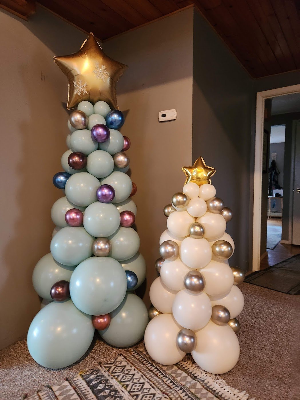 Balloon Christmas Trees
