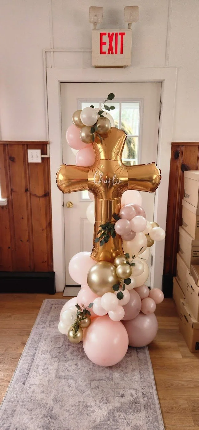 balloons for delivery, drop off balloons, communion balloons 