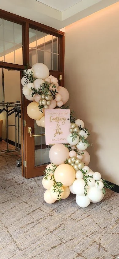 easel balloon decoration welcome sign balloons