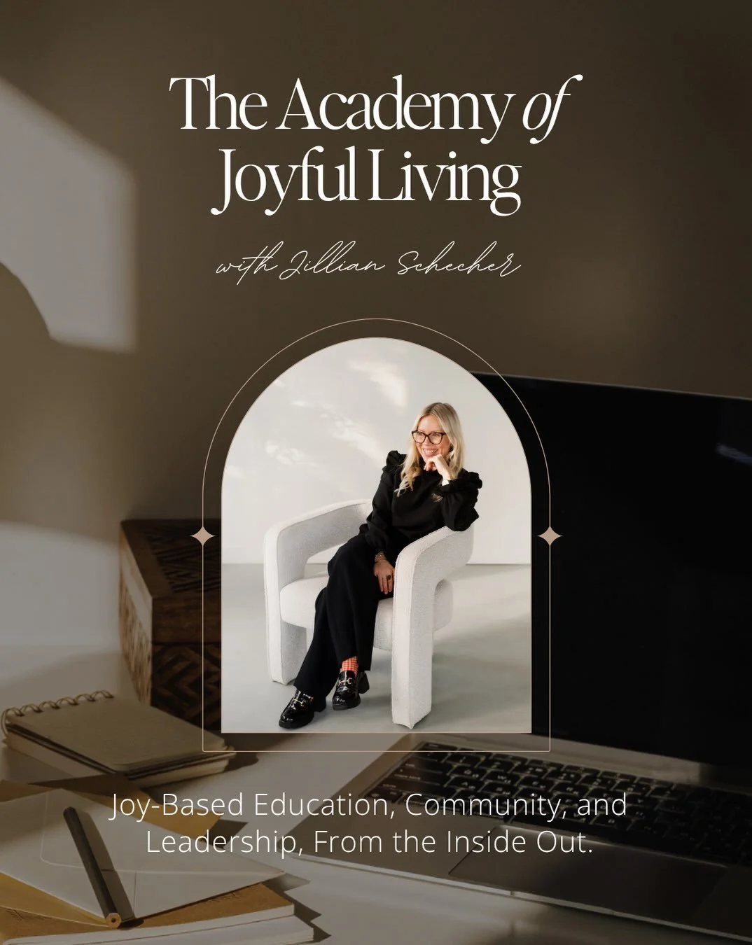What if Joy wasn&rsquo;t something you had to wait for?

Until the business grows, life calms down, everything finally falls into place, or you&rsquo;ve achieved the next big thing.

What if Joy was what you built FROM? ✨

That&rsquo;s the heart of T