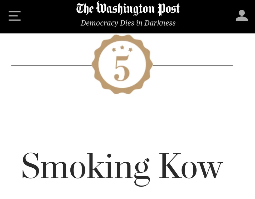 Voted Best by The Washington Post