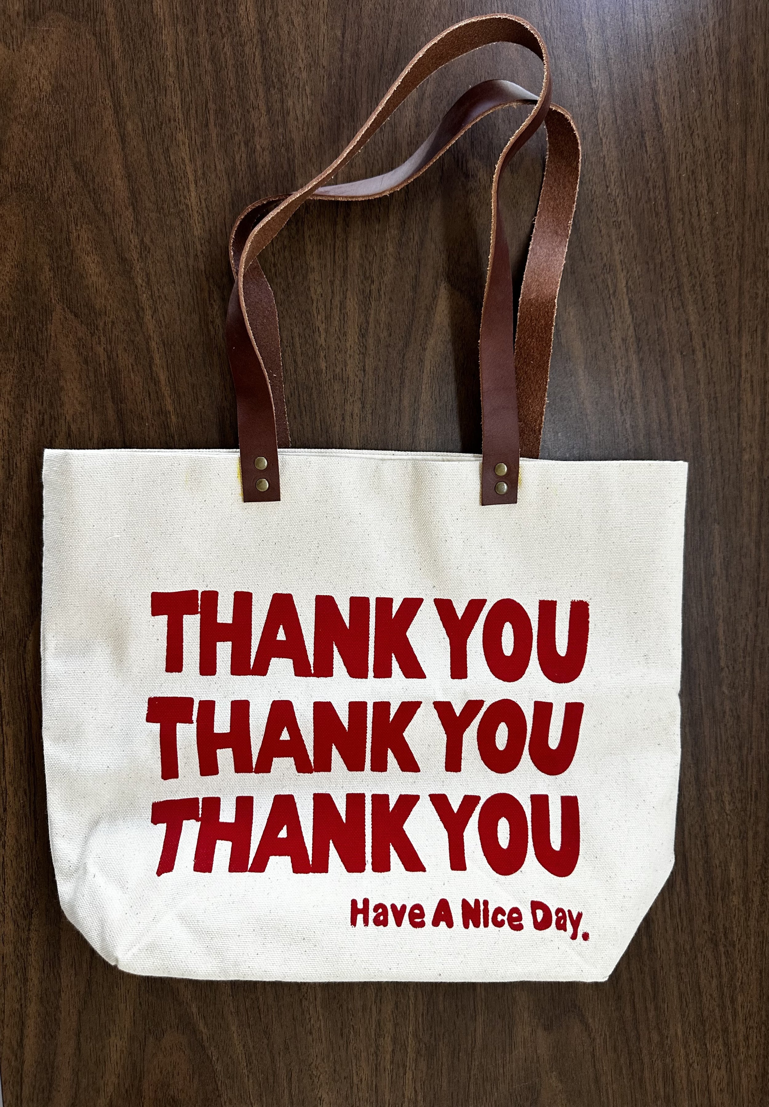 Thank You Shopping Bag Tote