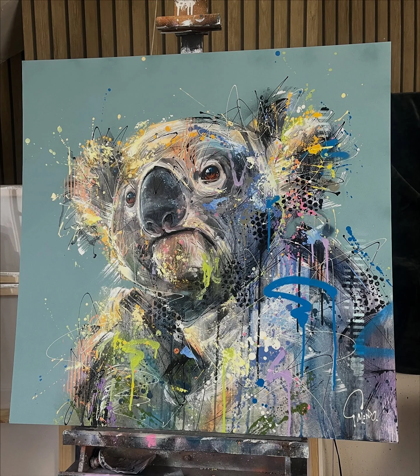 &ldquo;Moss&rdquo; 🐨 
Had fun making this guy, message me if you&rsquo;re interested 🤙🏻