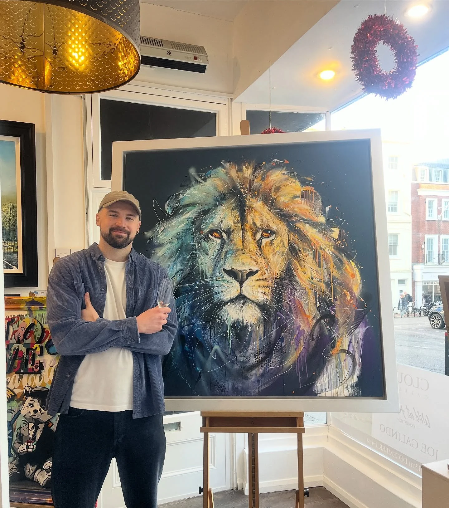 SOLD! Absolutely buzzing that &lsquo;his majesty&rsquo; found his new home on Saturday, especially to lovely people and big collectors. 
More XL&rsquo;s to come I reckon, had a lot of fun with this en. 
Thanks again to @cloudgalleryfineart 🙏 Brighto