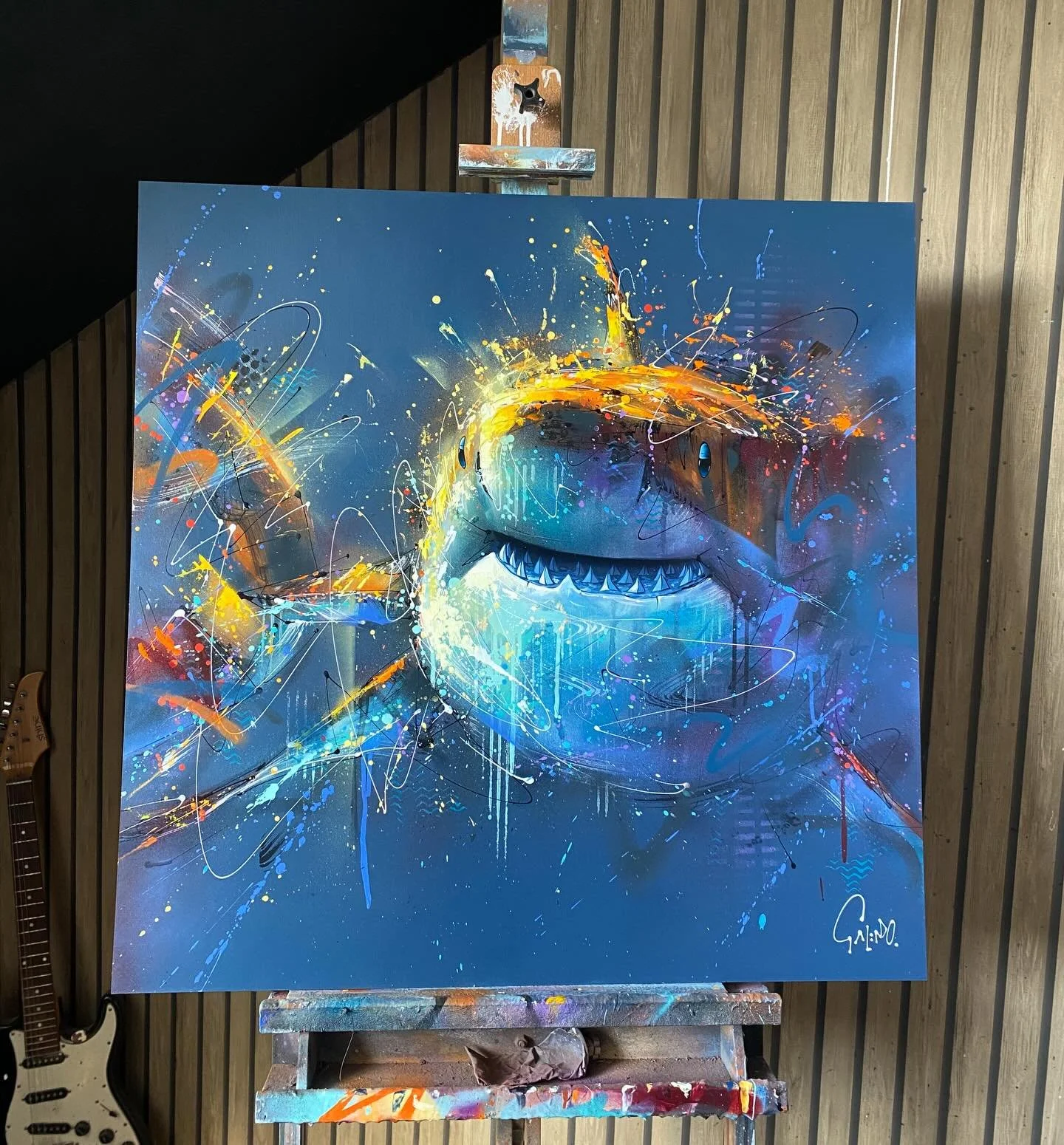 &ldquo;Darius&rdquo; 🦈
76x76cm.