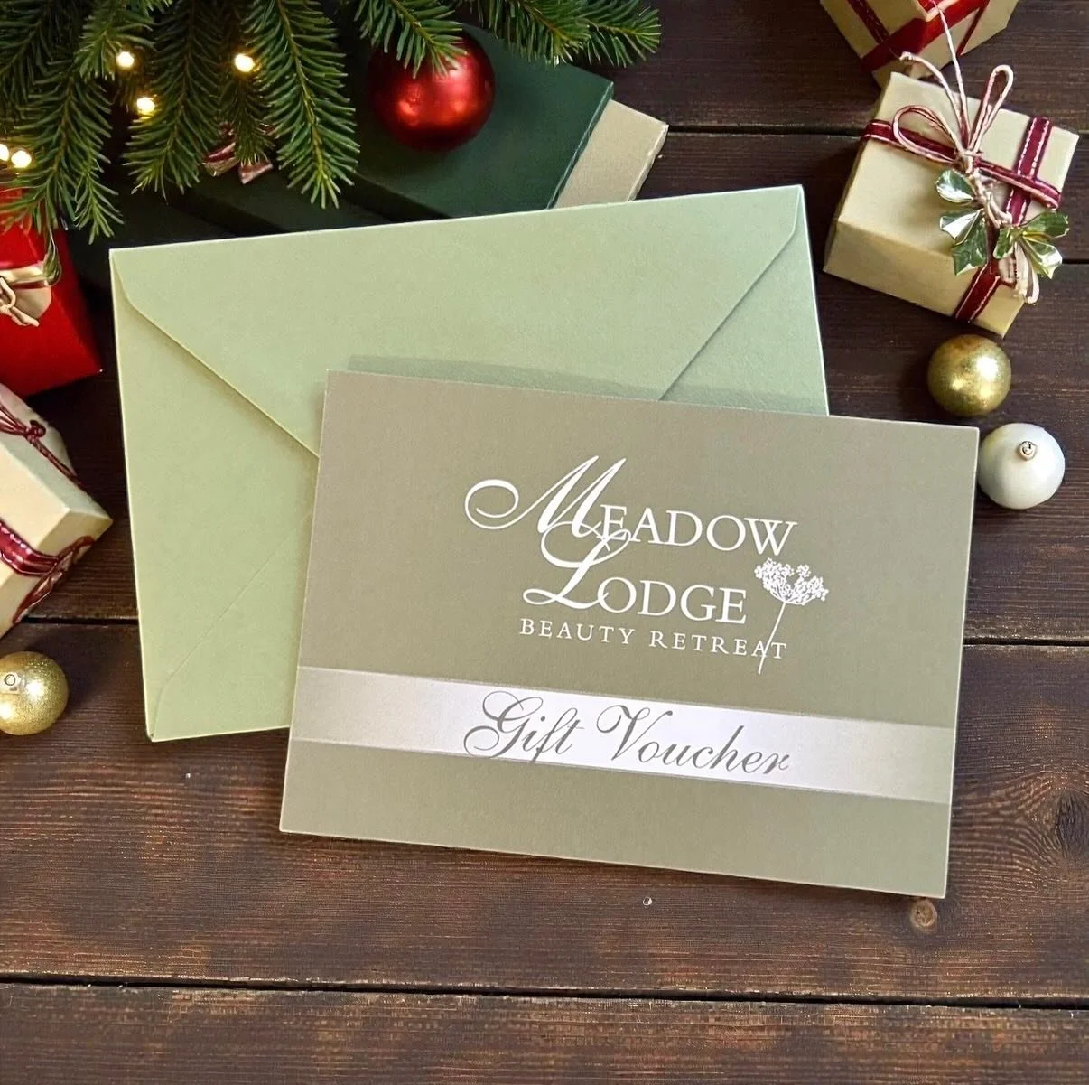 ✨ Give the Gift of Pure Relaxation This Christmas ✨
Struggling to find the perfect present? Treat someone special to the gift of pampering, peace and a little &lsquo;me time&rsquo; with our Meadow Lodge Beauty Retreat Gift Vouchers. 🎁

Available as 