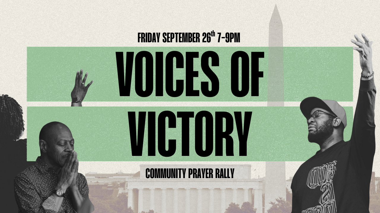 Voices of victory: Community prayer rally