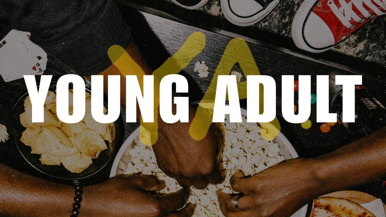 A group of young adults sharing snacks, including potato chips, popcorn, and candy, at a social gathering.