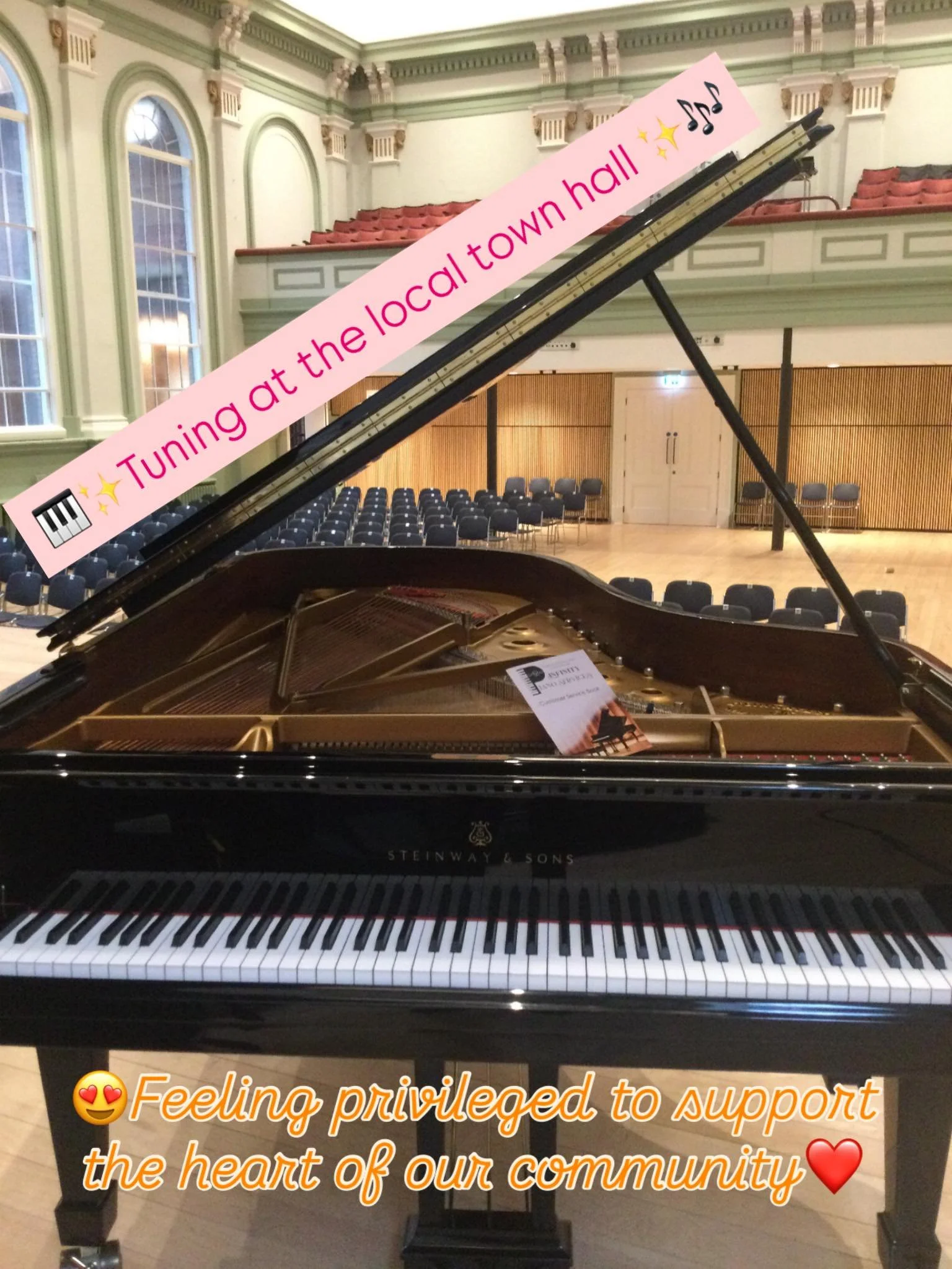 #CommunityVibes #musicmatters #supportlocal #intune #piano #kiddermister