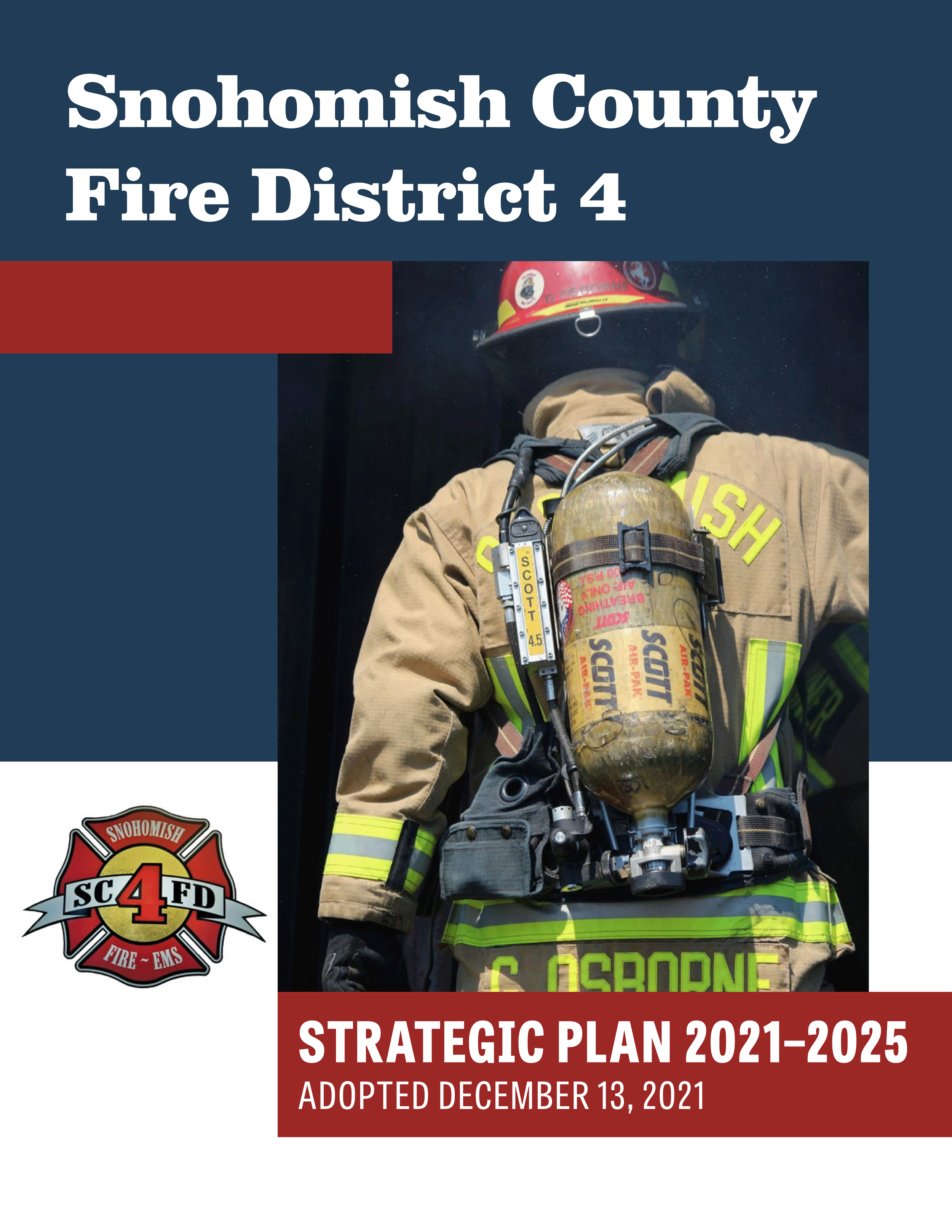 Snohomish County Fire District 4 Strategic Plan