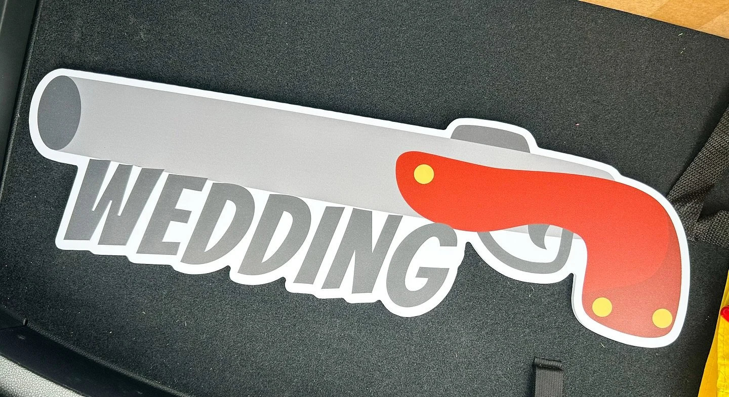 Apologies for the trunk photo &mdash; we just couldn&rsquo;t contain our excitement! 🎉
Here&rsquo;s a custom 24&rdquo; prop. That&rsquo;s right! 24&rdquo;! Just packed up and ready to ship! 🚚💨

🛒 Shop now:
🌐 www.VancityProps.com
🛍️ Etsy: propsv