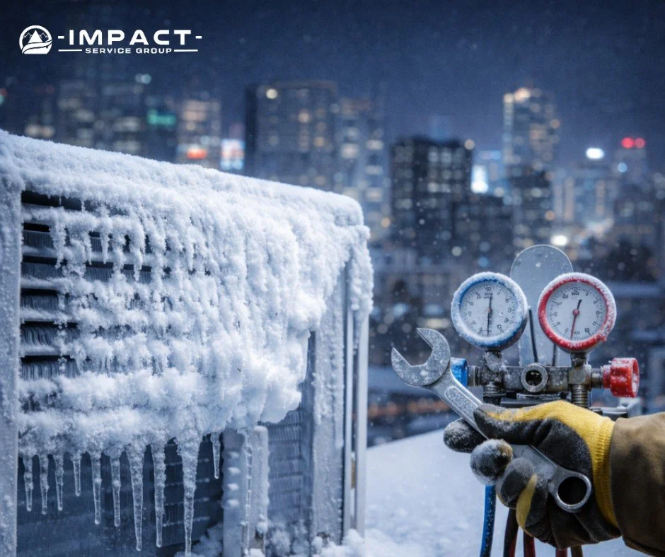 ❄️ Atlanta may not see long winter freezes, but even a few below-freezing nights are enough to cause HVAC coils to ice over. When coils freeze, airflow drops, efficiency plummets, and equipment strain can lead to costly repairs or full system shutdow