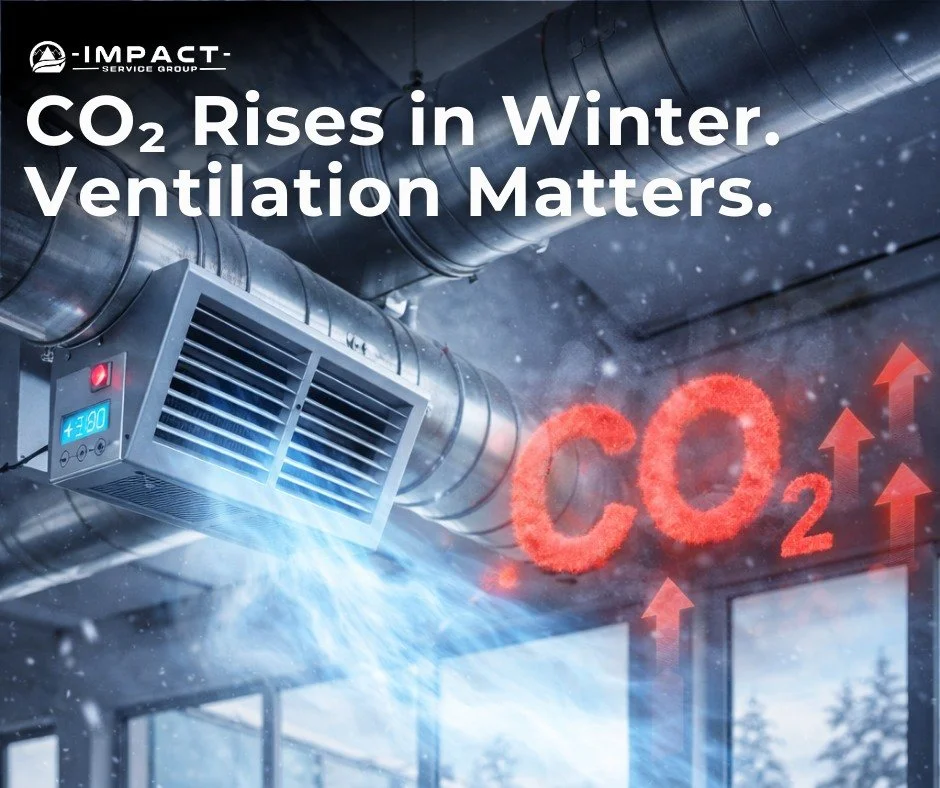 When colder weather hits, most commercial and industrial buildings seal up to conserve heat. But with reduced fresh air intake, CO₂ levels rise quickly, especially in busy spaces. Elevated CO₂ doesn&rsquo;t just affect air quality, it impacts comfort