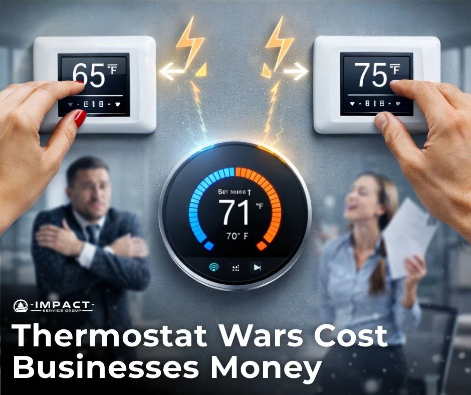 🏢 In multi-tenant and high-traffic commercial buildings, one person turns the thermostat down&hellip; another turns it up&hellip; and suddenly the HVAC system is working overtime. These thermostat wars don&rsquo;t just cause discomfort, they drive u