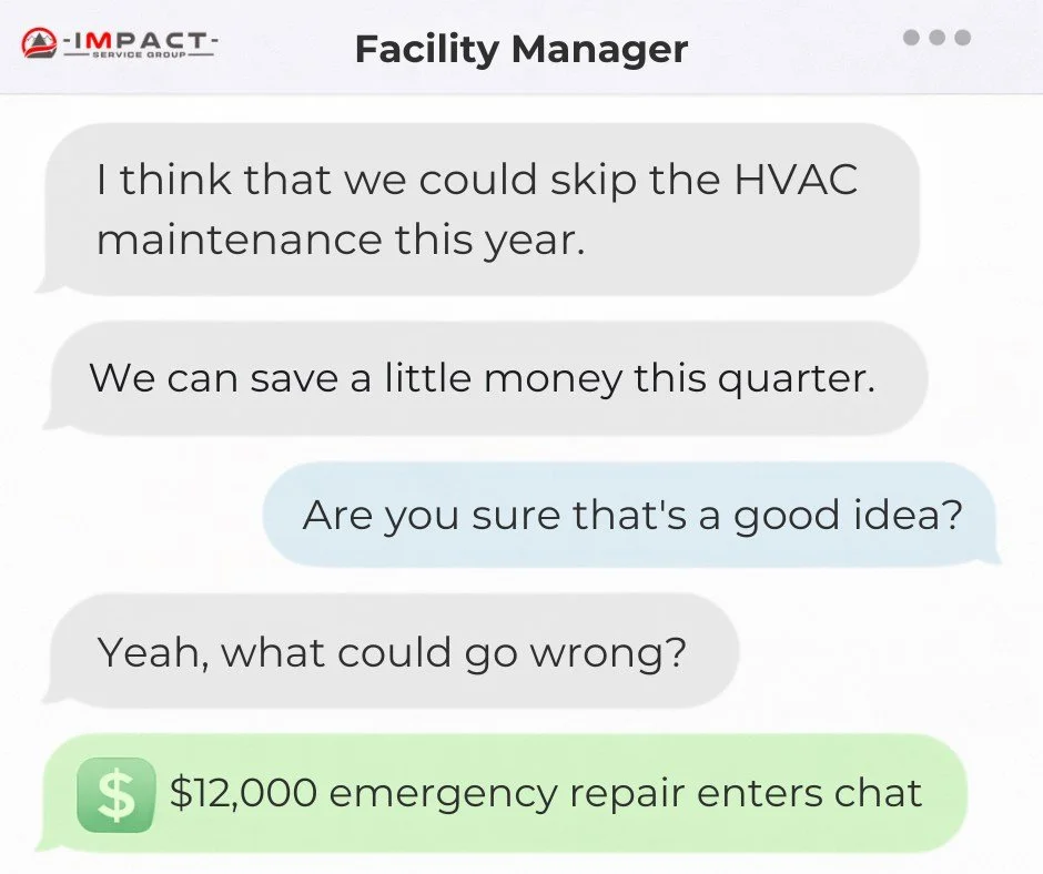 We&rsquo;ve all seen this conversation before&hellip; 💬

Preventive maintenance isn&rsquo;t an expense.
It&rsquo;s insurance against this exact moment.

Contact us today at 404-458-1518.

#CommercialHVAC #PreventiveMaintenance #FacilityManagement #P