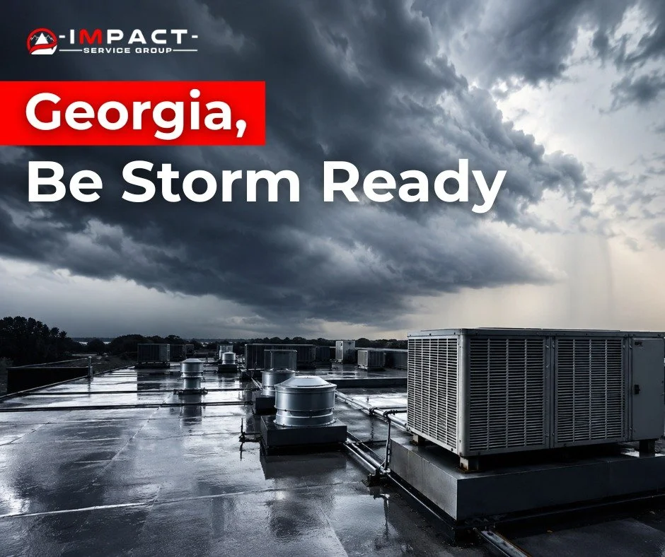 🌀 Georgia hurricane season is underway. Is your facility ready?

High winds, heavy rain, and power disruptions can put commercial and industrial HVAC systems under stress. Preparing now can help minimize downtime and protect critical operations late