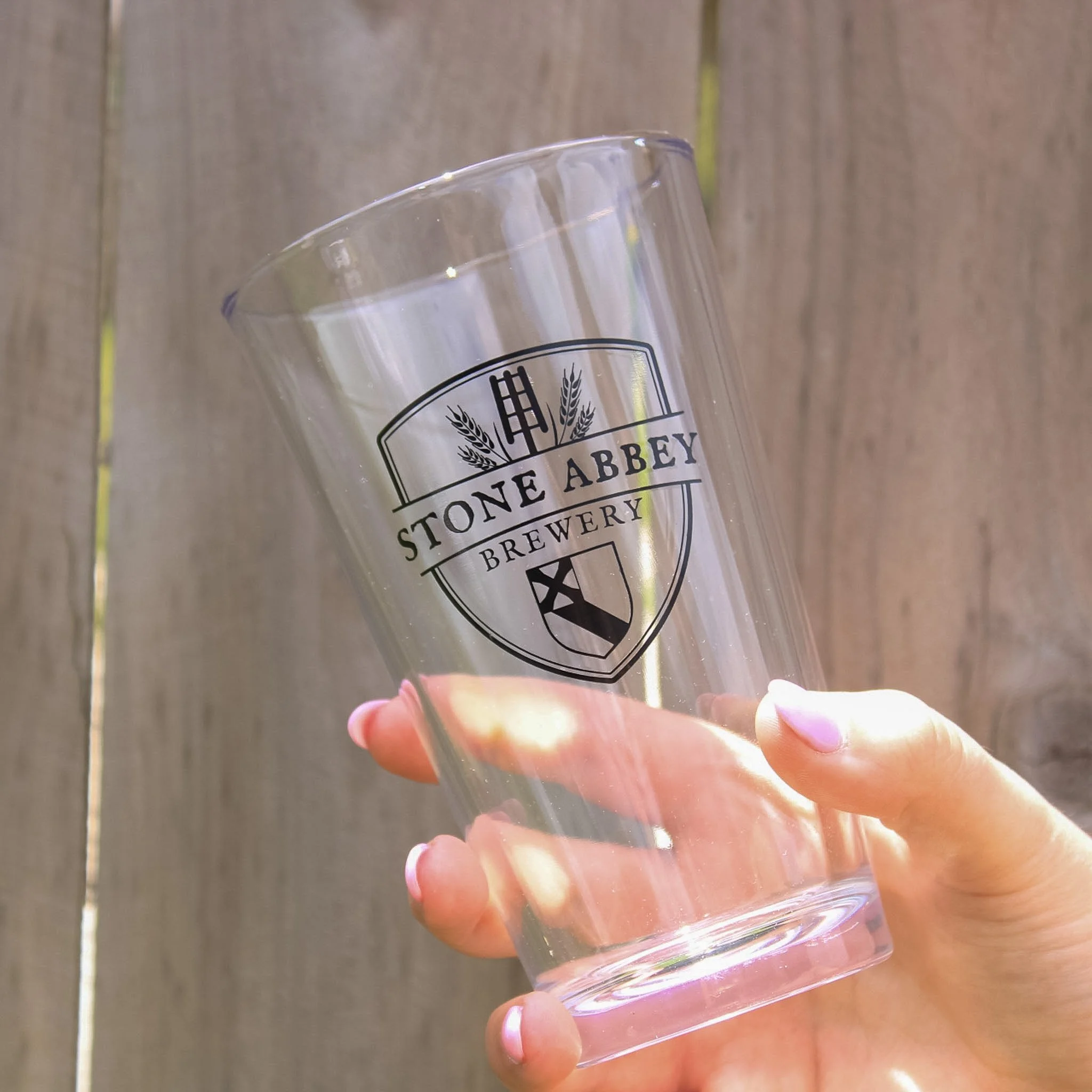 Stone Abbey Pint Glass