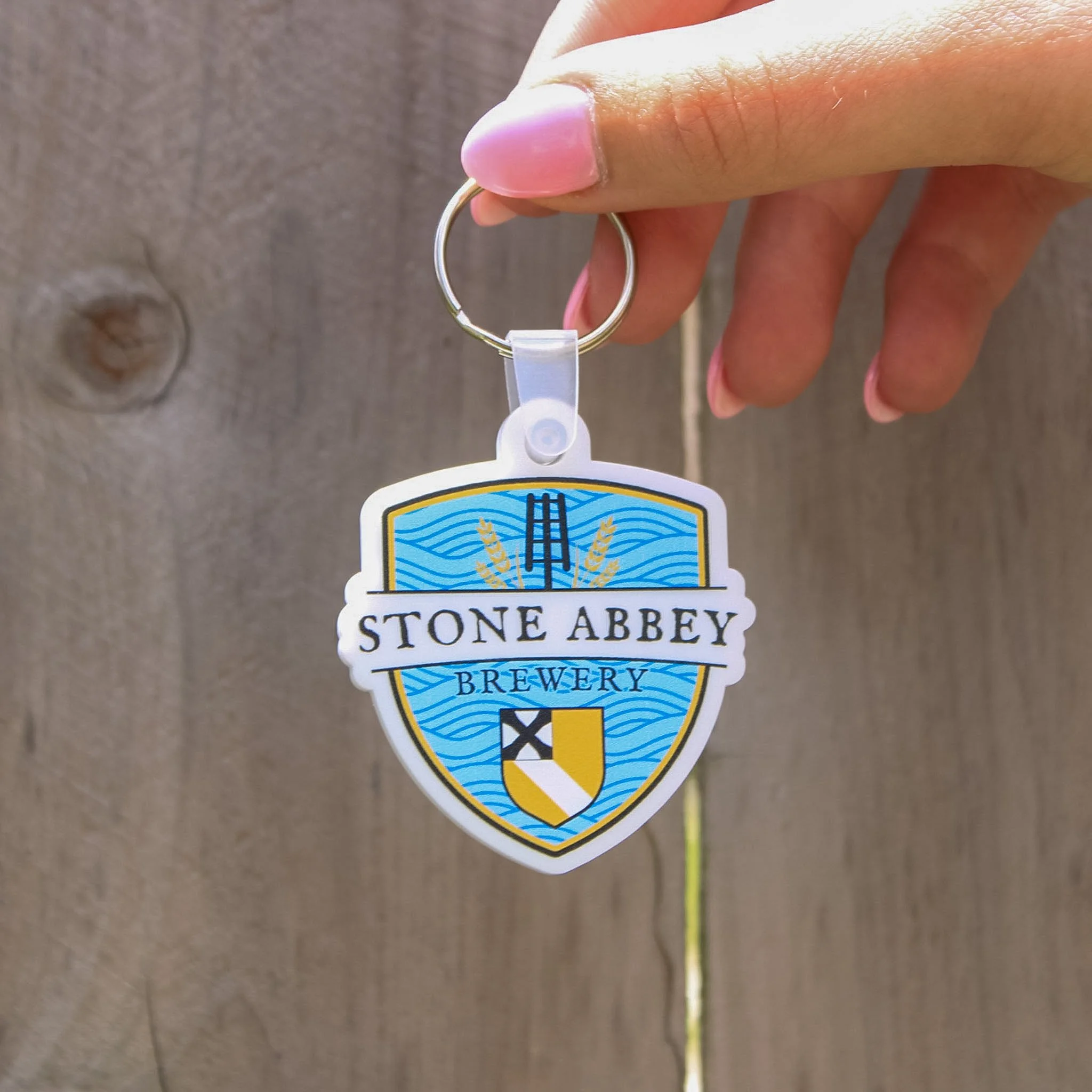 Stone Abbey Keychain
