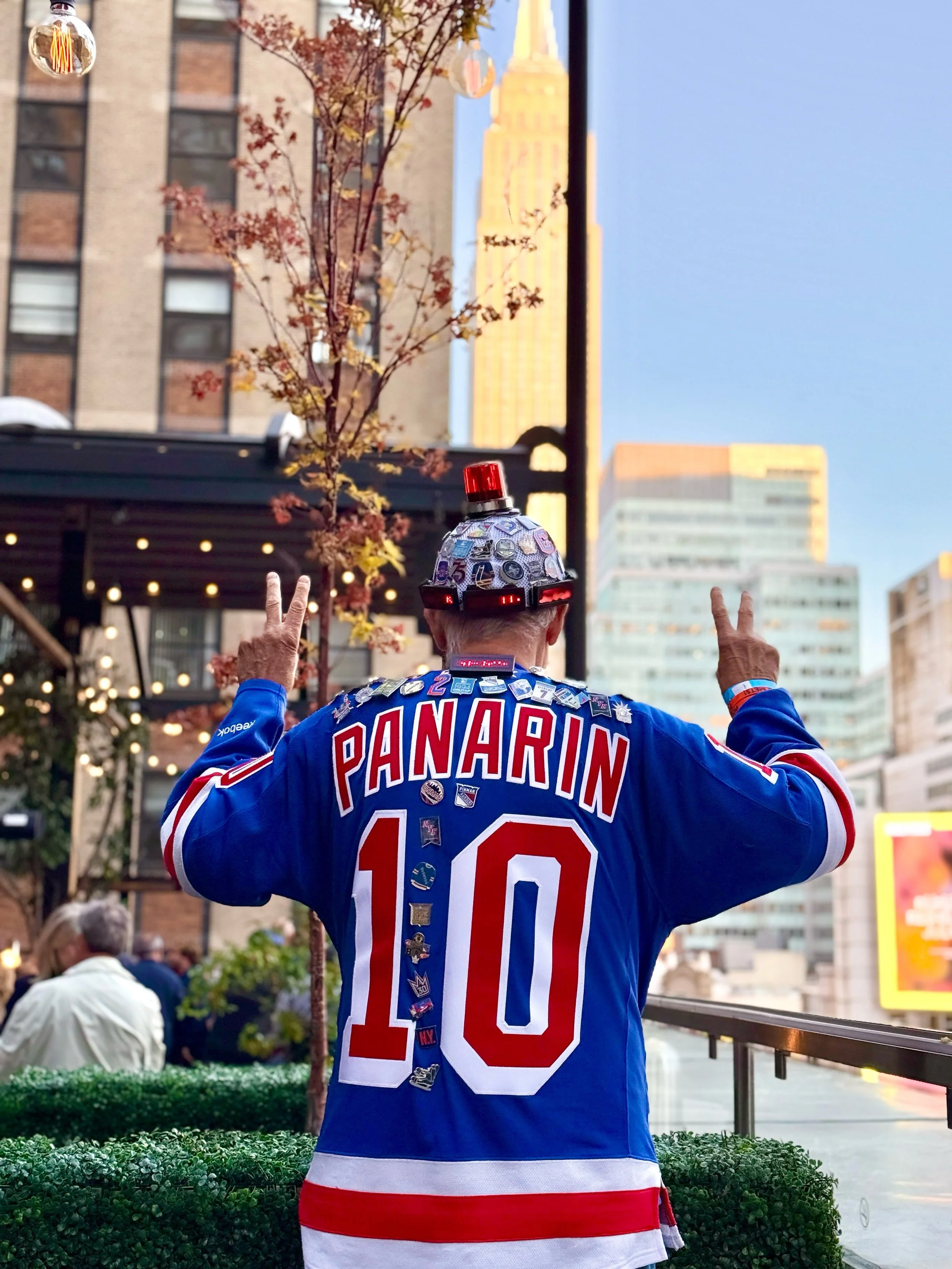 Season opener starts tonight on the road at 8 PM but home base is always the place to catch every second of every game. Join us and watch the game on one of our 33 Tvs! #nyc #nyrangers #hockey #sportsbar #rooftop
