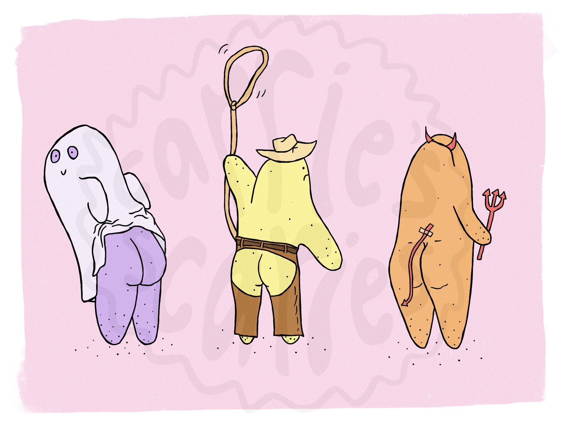 halloween butts