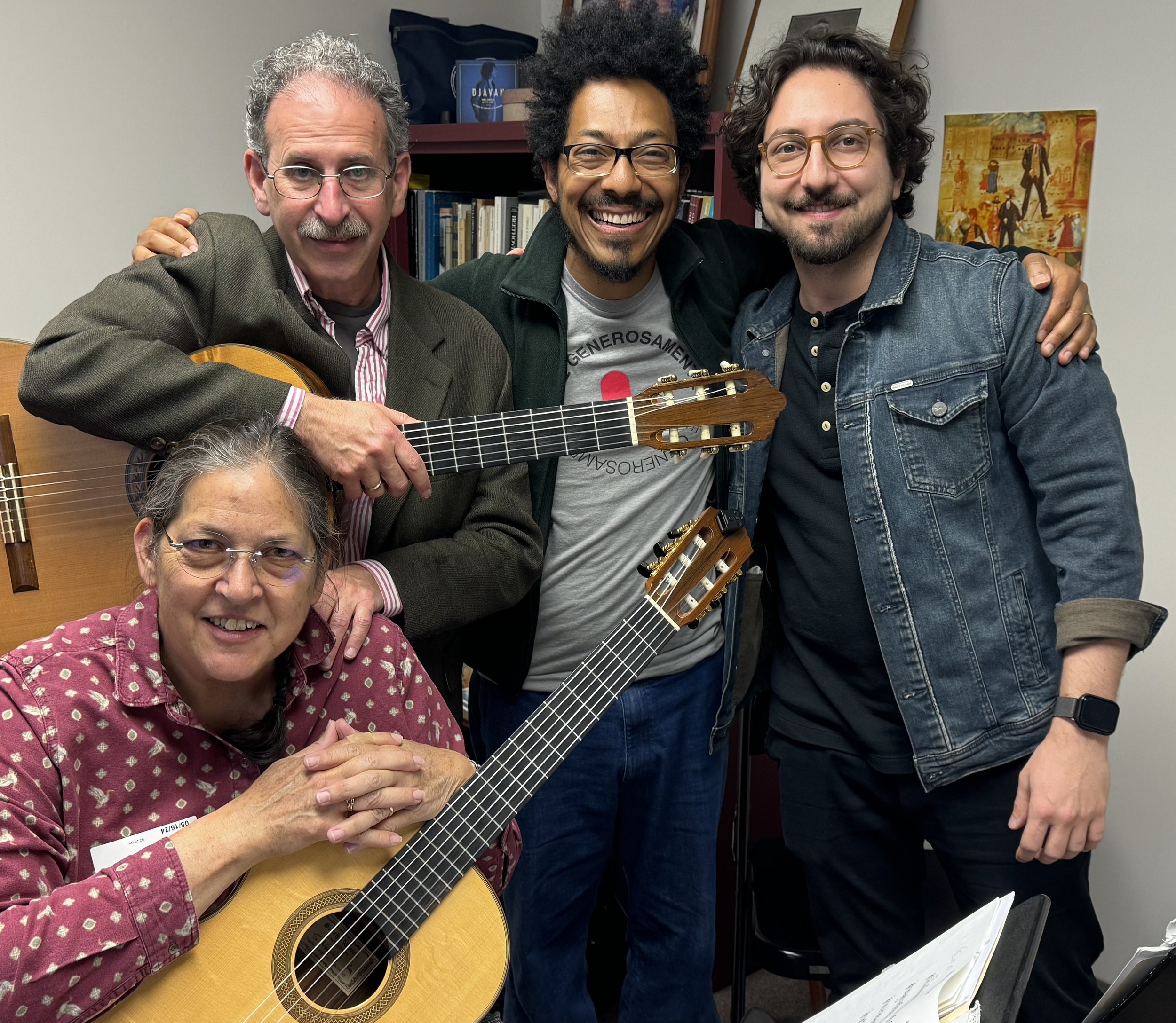 Laura Oltman, João Luiz, Celil Refik Kaya, and Michael Newman