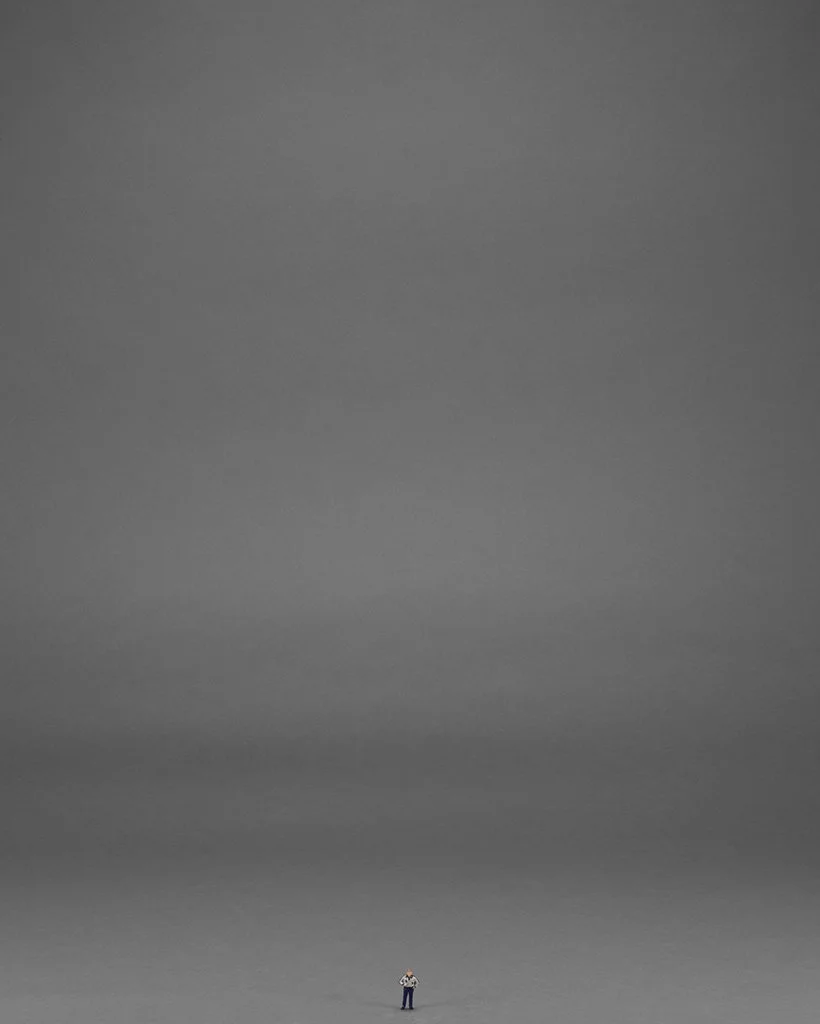 #52 - Small Figure (At the Edge) - [15"x12"]