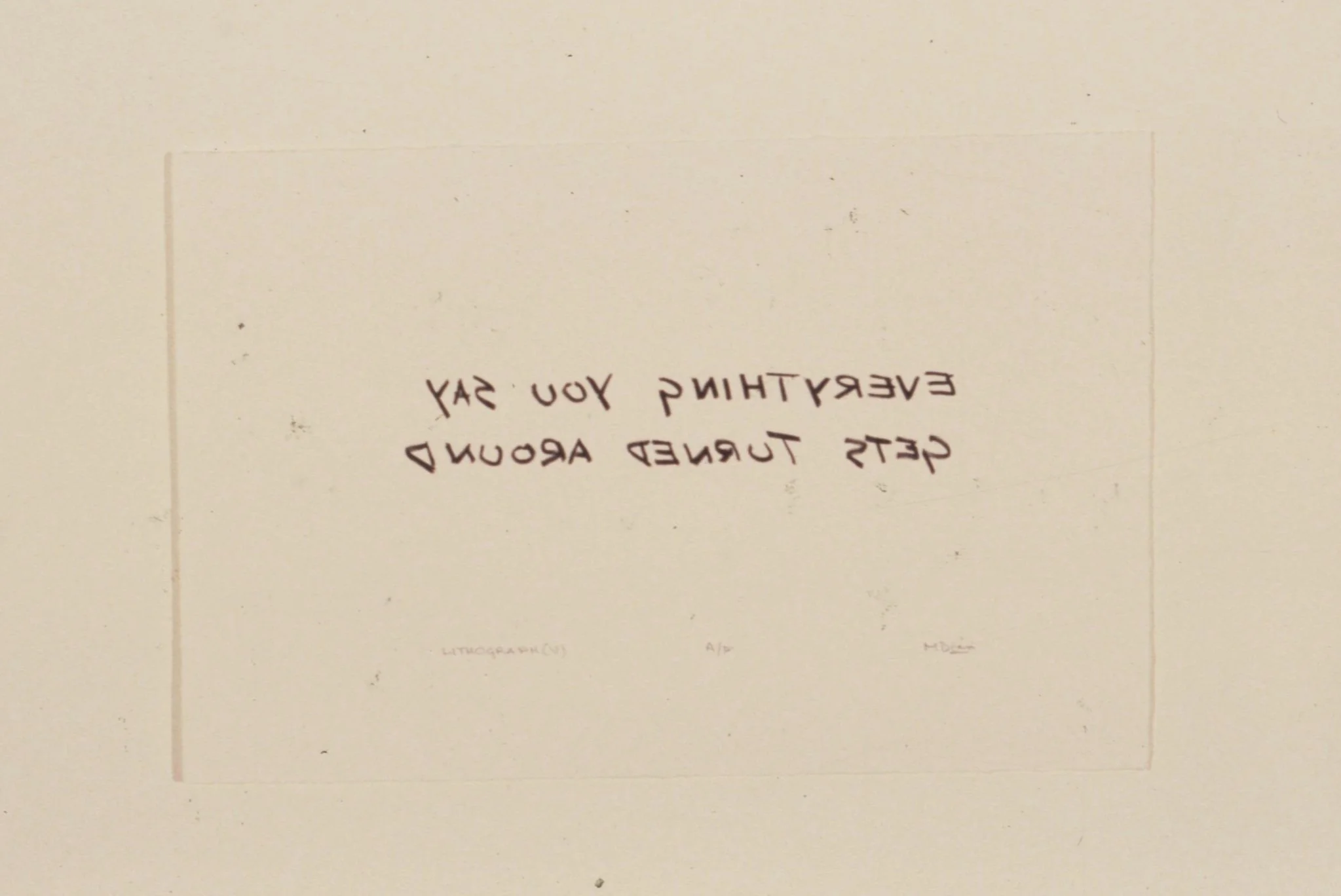 Lithograph(y) - 1977