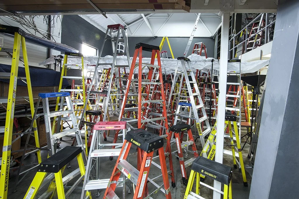 Studio and Ladders Part of "I’m Late I’m Late" - 2014