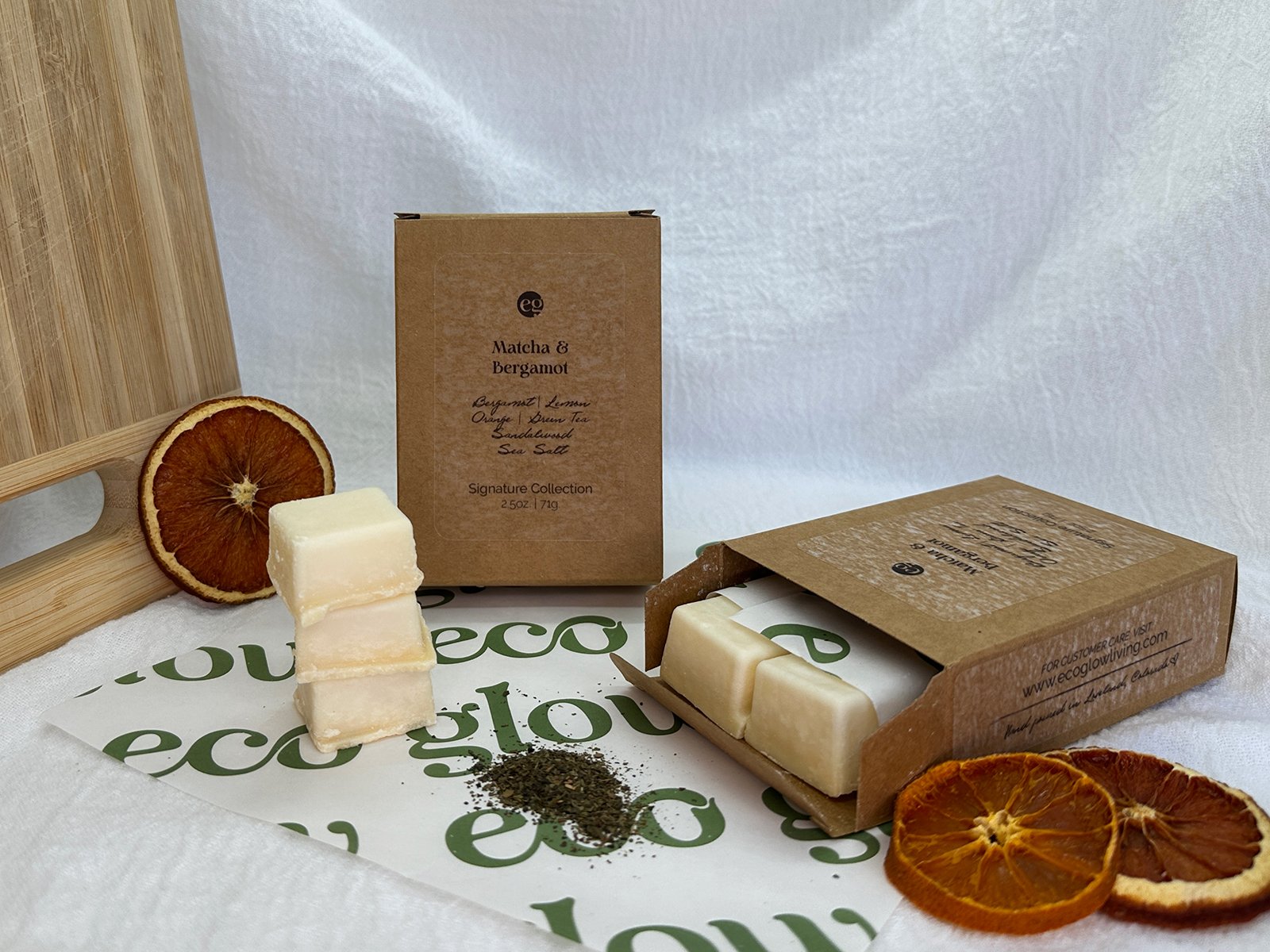 Matcha and Bergamot Wax Melts (6 ct)