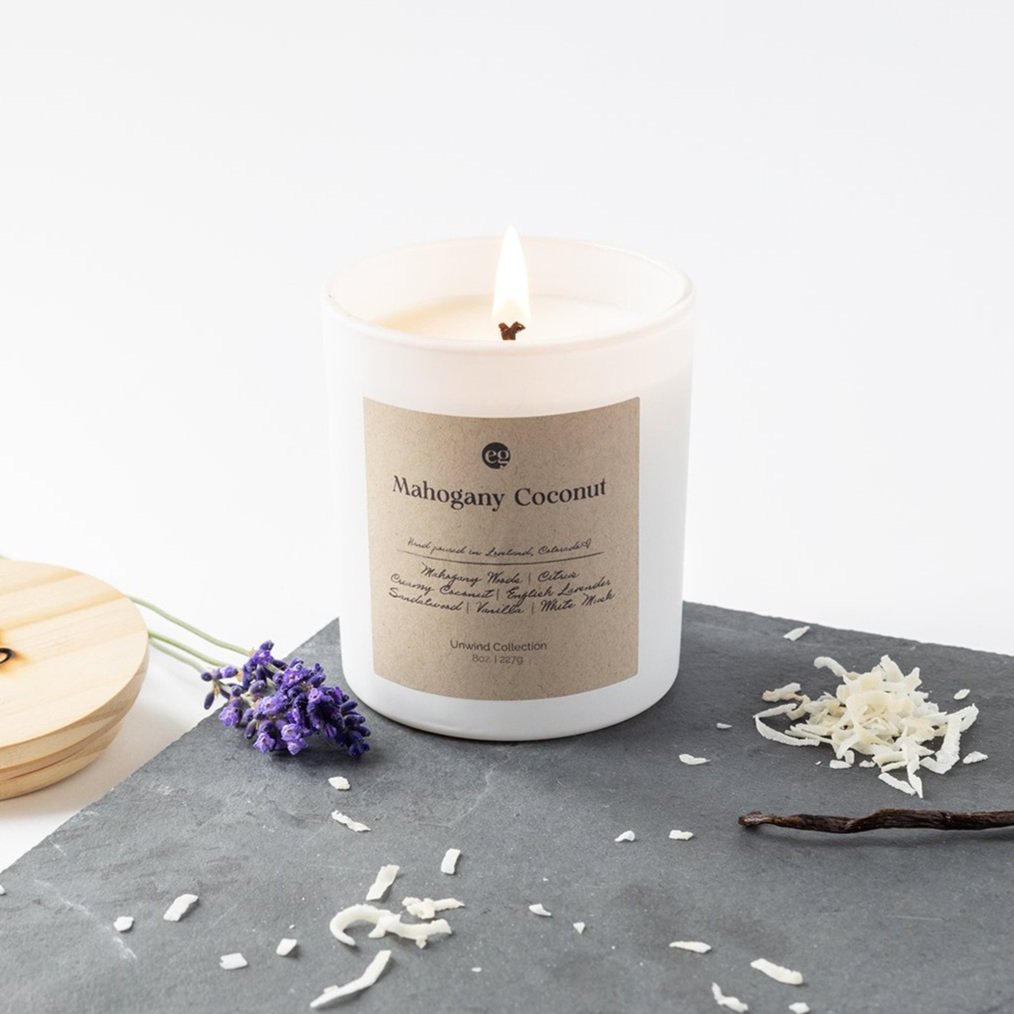 Mahogany Coconut Candle
