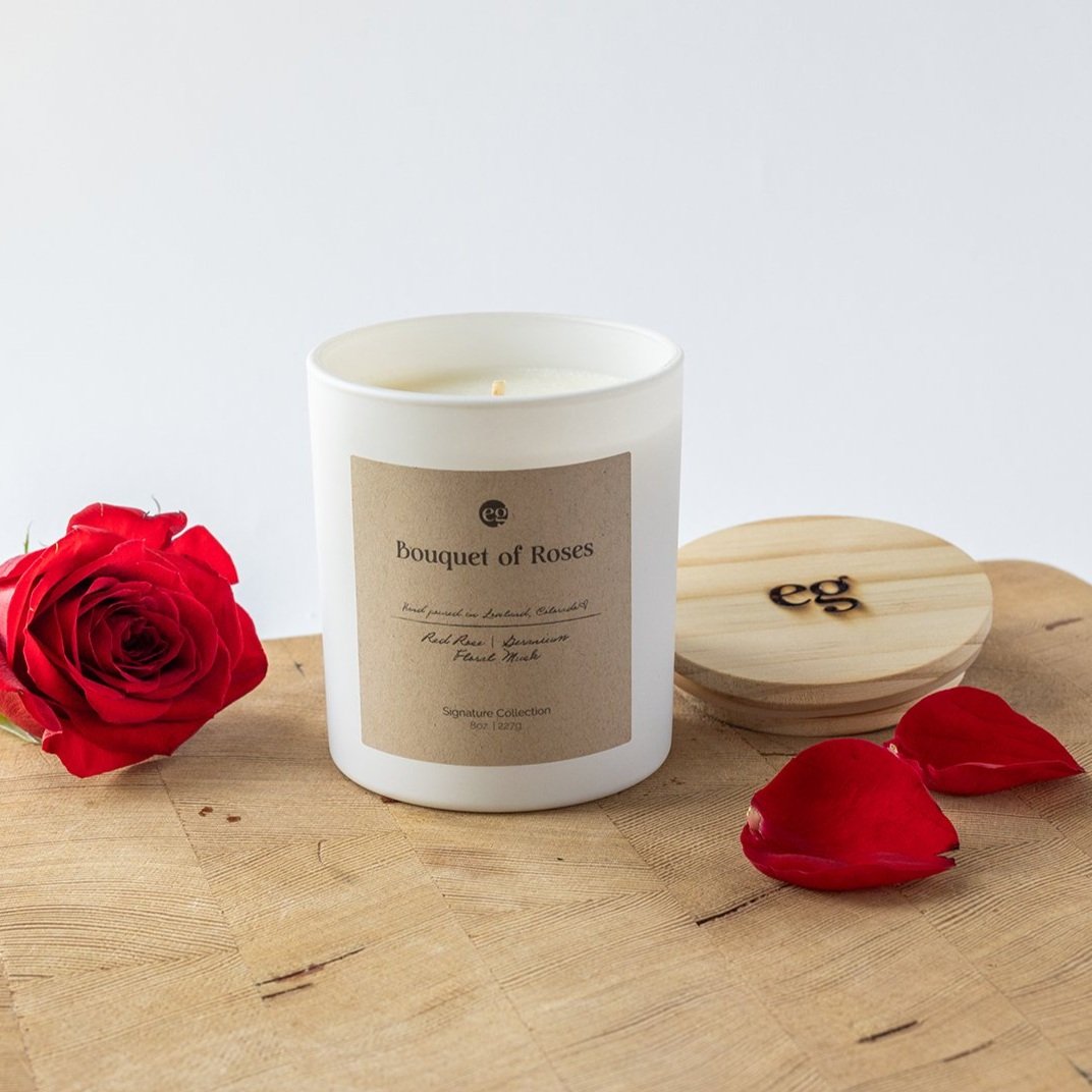 Bouquet of Roses Candle