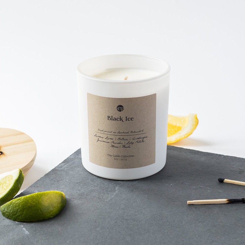 Black Ice Candle