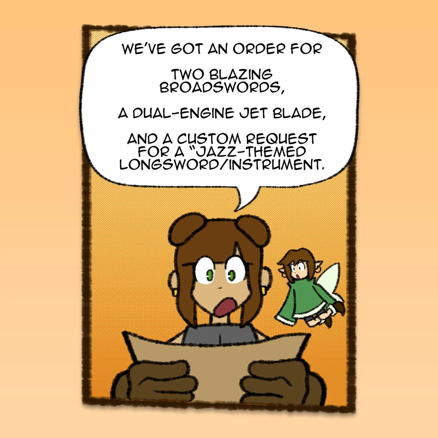 It's a comic? It's a poster? It's a poster comic! With spectacular background art by @calfre_n!

#ATKForge #indiecomic #indieanimation