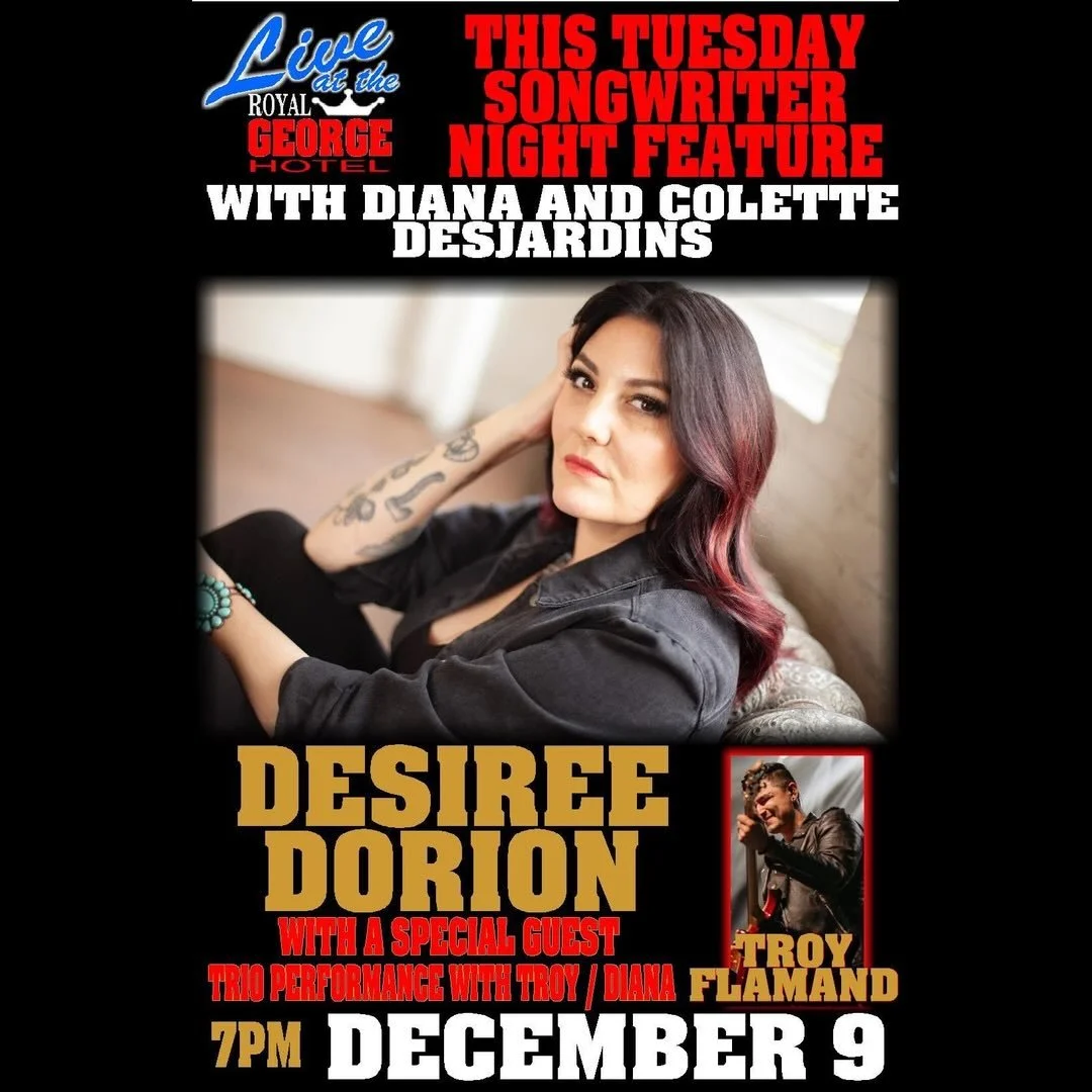 Lots goin&rsquo; on this week!

I&rsquo;m looking forward to tryin&rsquo; out some new originals at @dianadsongwriterscene songwriters night this coming Tuesday (Dec. 9th) at @theroyalgeorge

Annnnd &ldquo;Red Wine&rdquo; is makin&rsquo; a bit of noi