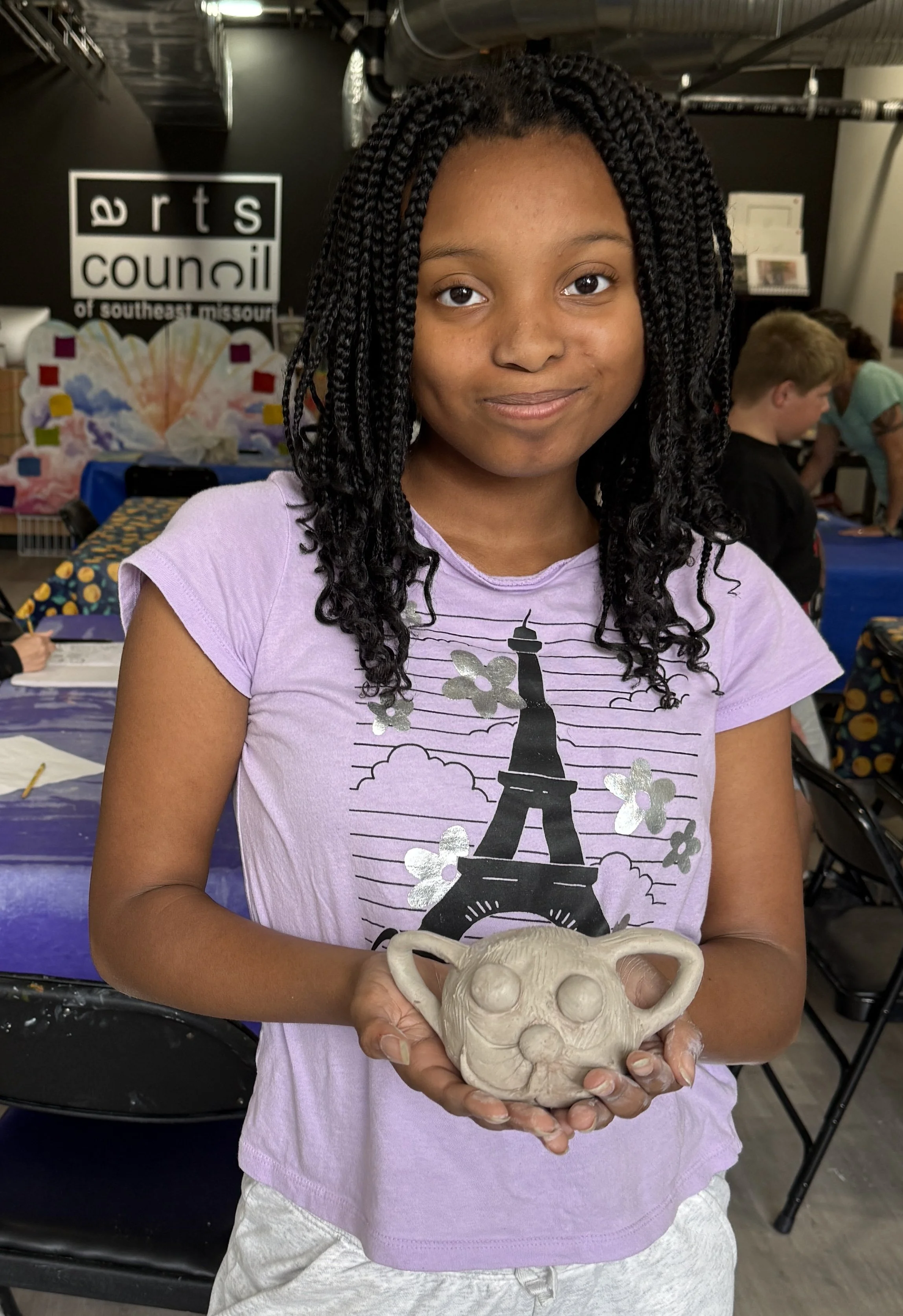 Lavender W in Ceramics