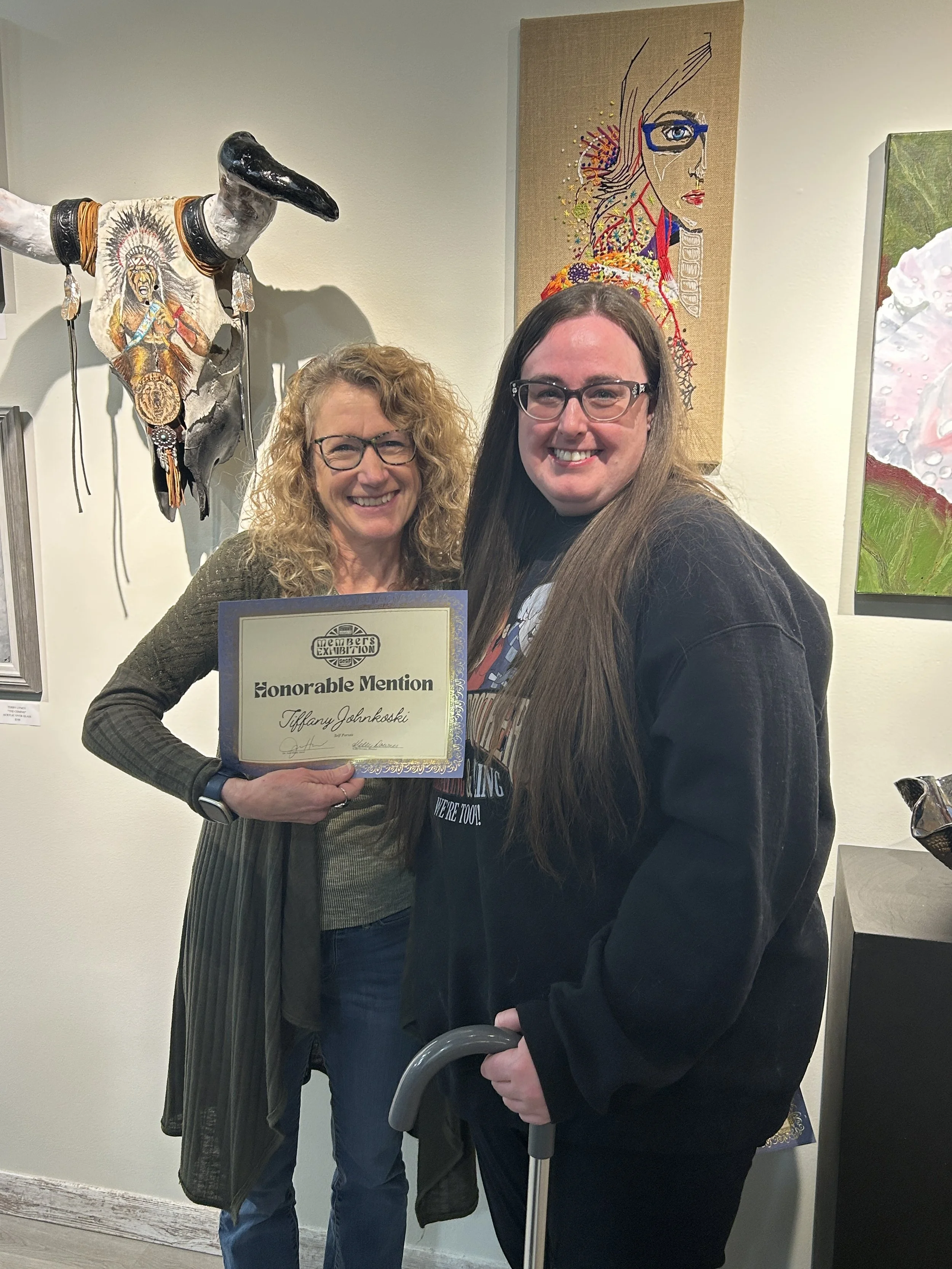 Honorable Mention: Tiffany Johnkoski "Self Portrait"